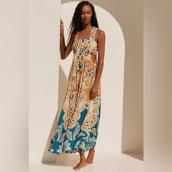 Anthropologie Dresses & Skirts - Anthropologie Celandine The Piper Bandeau Maxi Dress